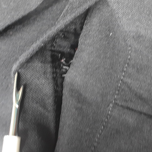 Valerie Steven's Black Stretchy Pants Skinny 4 Pockets Size 8 - Picture 4 of 16